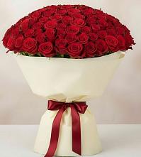 Букет 101 Красная роза Милано в Батырево