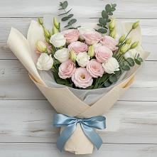 Букет цветов из:  Лизиантусы #REPLACE_PRED# Батырево