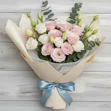 Букет шампанское в Батырево Букет цветов из:  Лизиантусы в Батырево