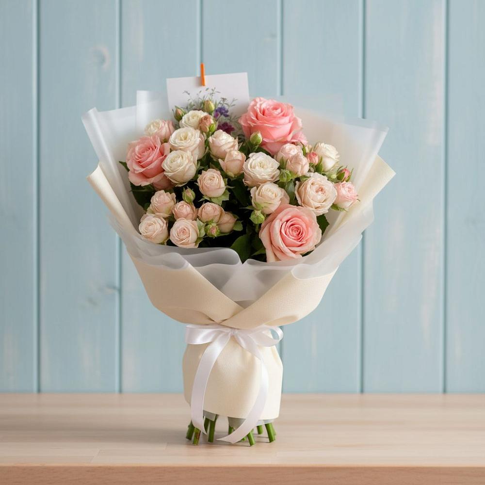 Букет голос любви в Батырево Букет цветов из: Розы в Батырево