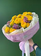 Букет Кустовые желтые розы #REPLACE_PRED# Батырево