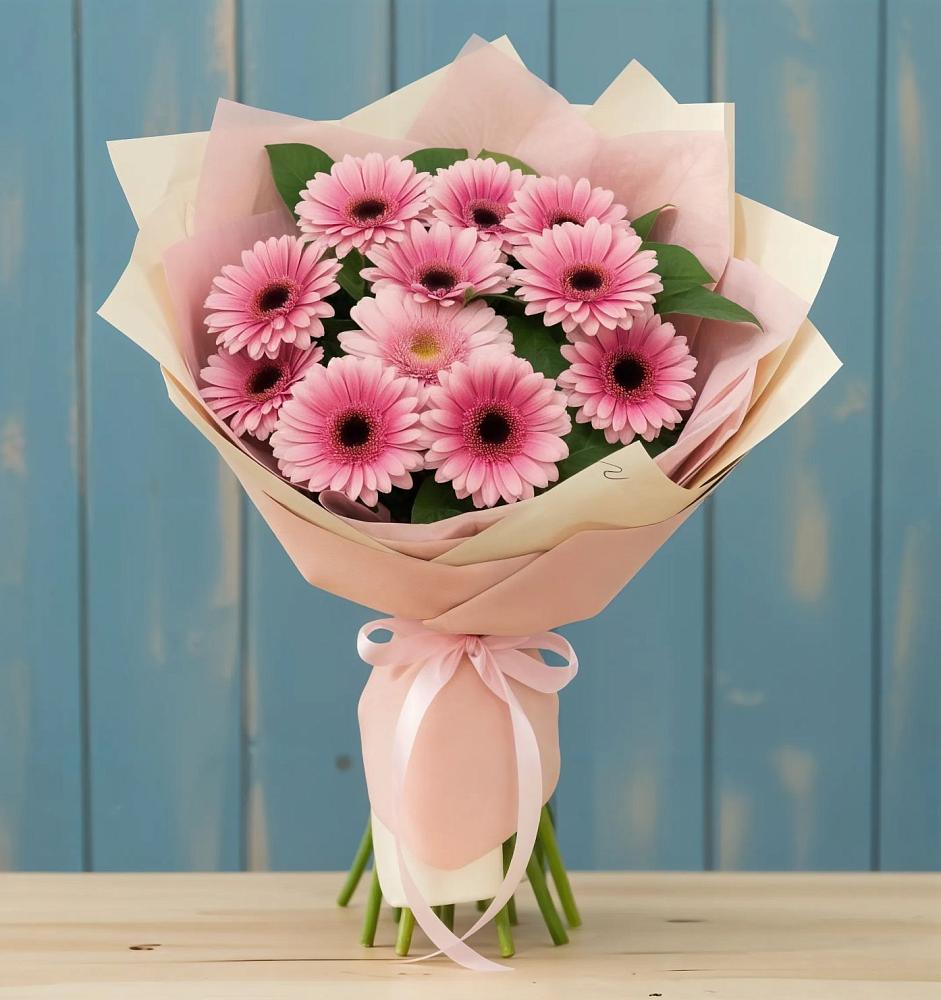 Букет пурпурно-розовый в Батырево Букет цветов из: Герберы в Батырево