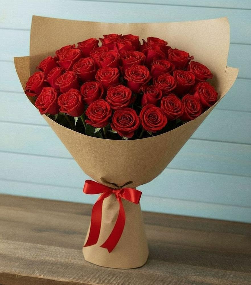 Букет Красные розы Милано в Батырево