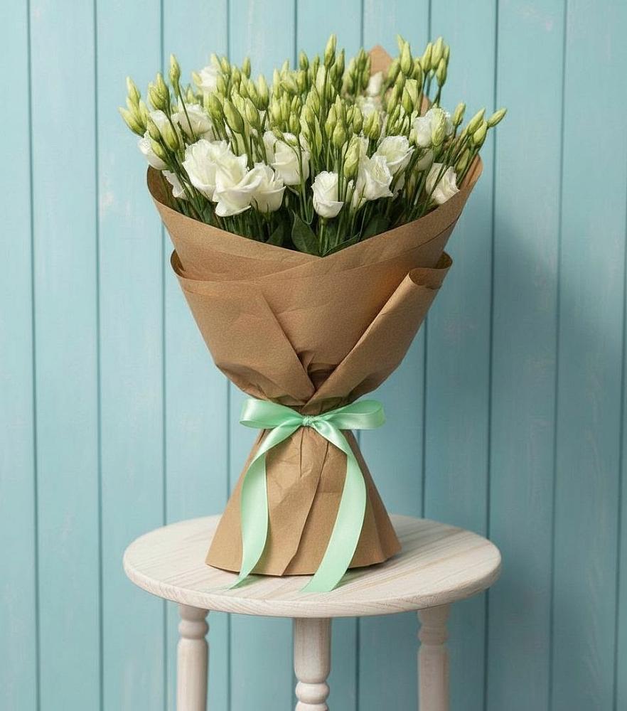 Букет Утренняя Свежесть в Батырево Букет цветов из: Лизиантусы в Батырево