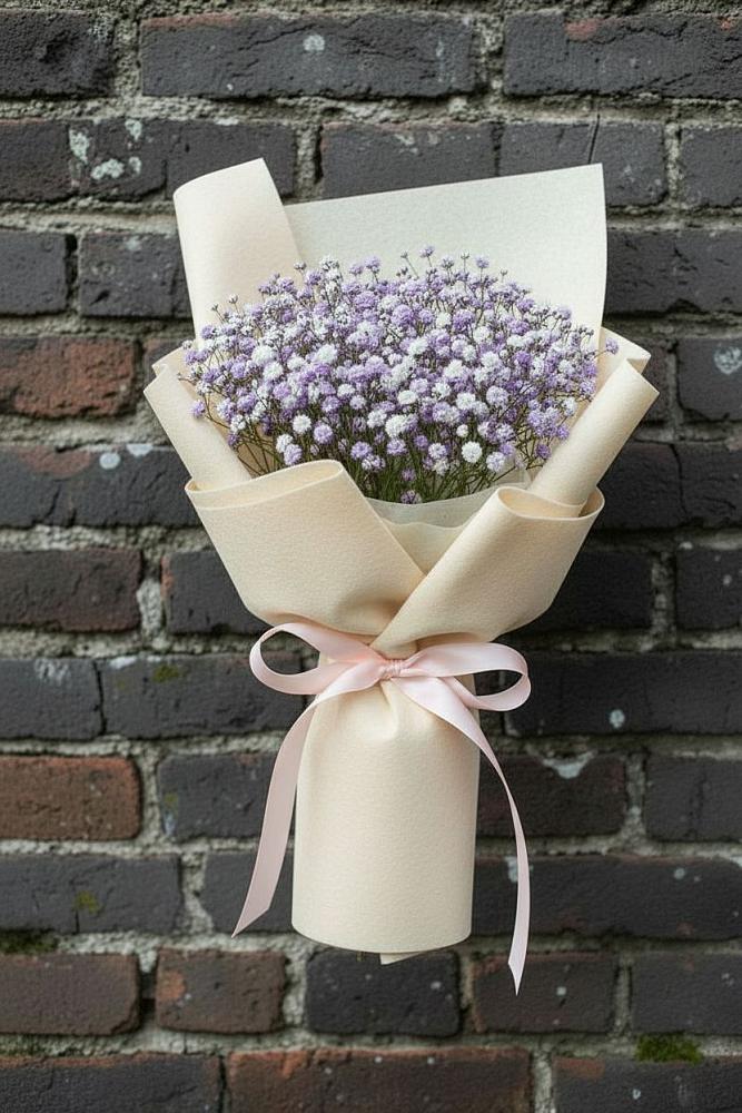 Букет Нежные чувства в Батырево Букет цветов из: Гипсофила в Батырево