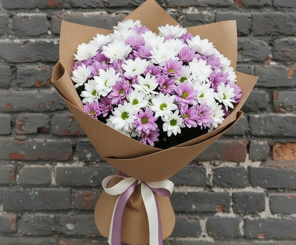 Букет грани совершенства в Батырево Букет цветов из: Хризантемы в Батырево