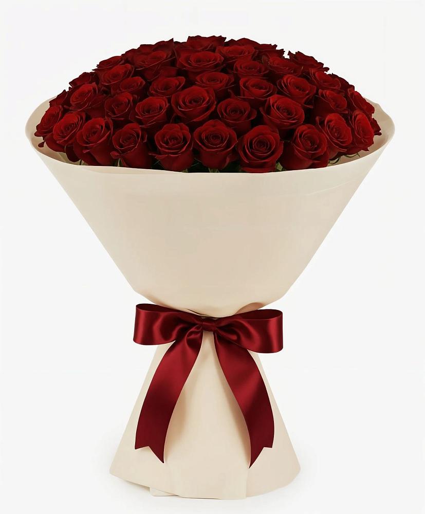 101 Бордовая роза Блэк Бакарра в Батырево Букет 101 Бордовая роза Блэк Бакарра в Батырево
