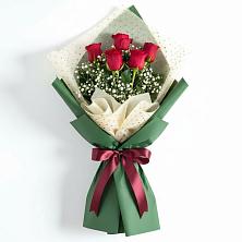 Букет рубиновое очарование в Батырево Букет цветов из:  Розы в Батырево